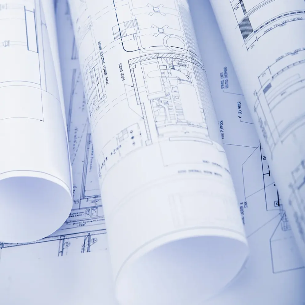 Architecture blueprint plans.