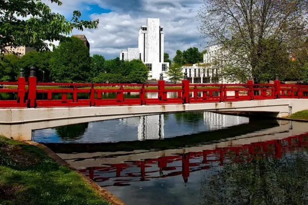 City view of Huntsville, Alabama.