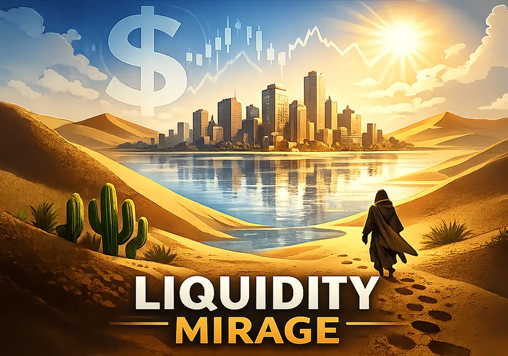 Liquidity Mirage illustration